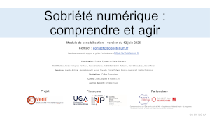 Image de la première page des transparents